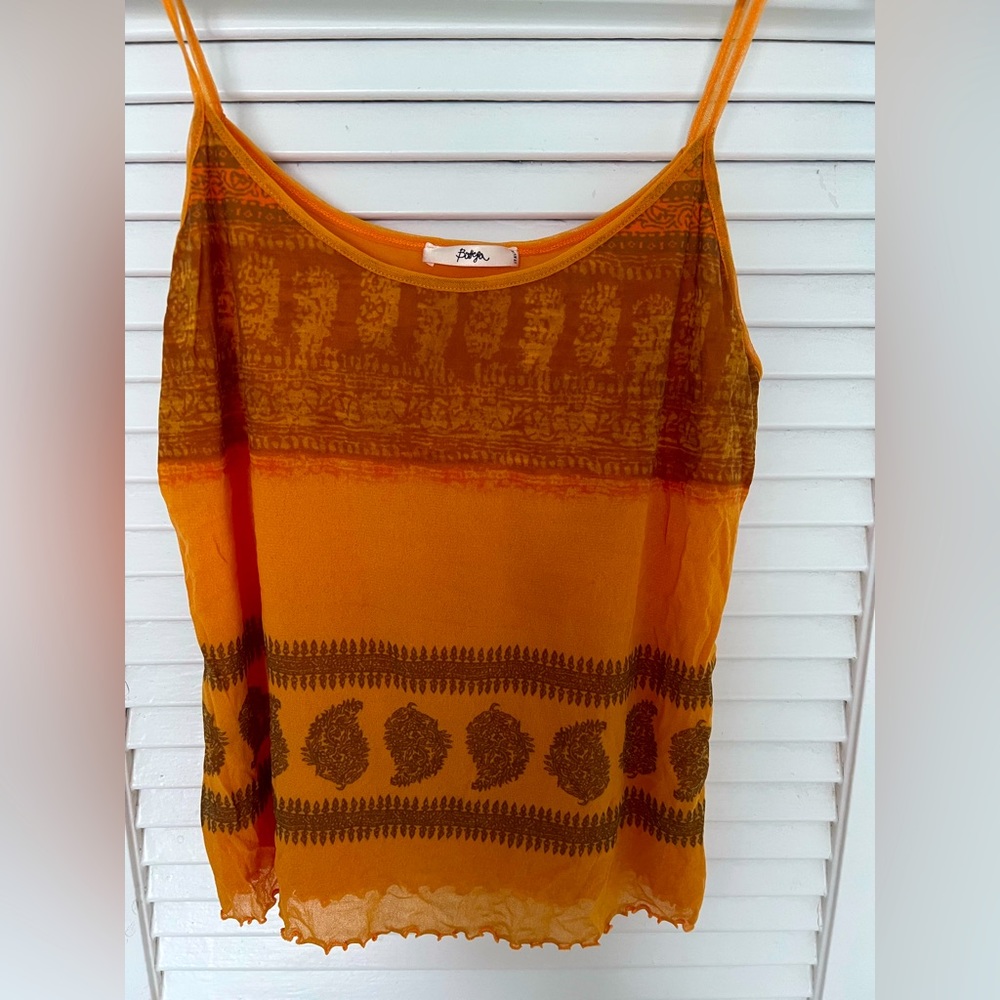 orange Bottega cami/ spaghetti strap top